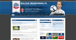Desktop Screenshot of bolton-wanderers.pl